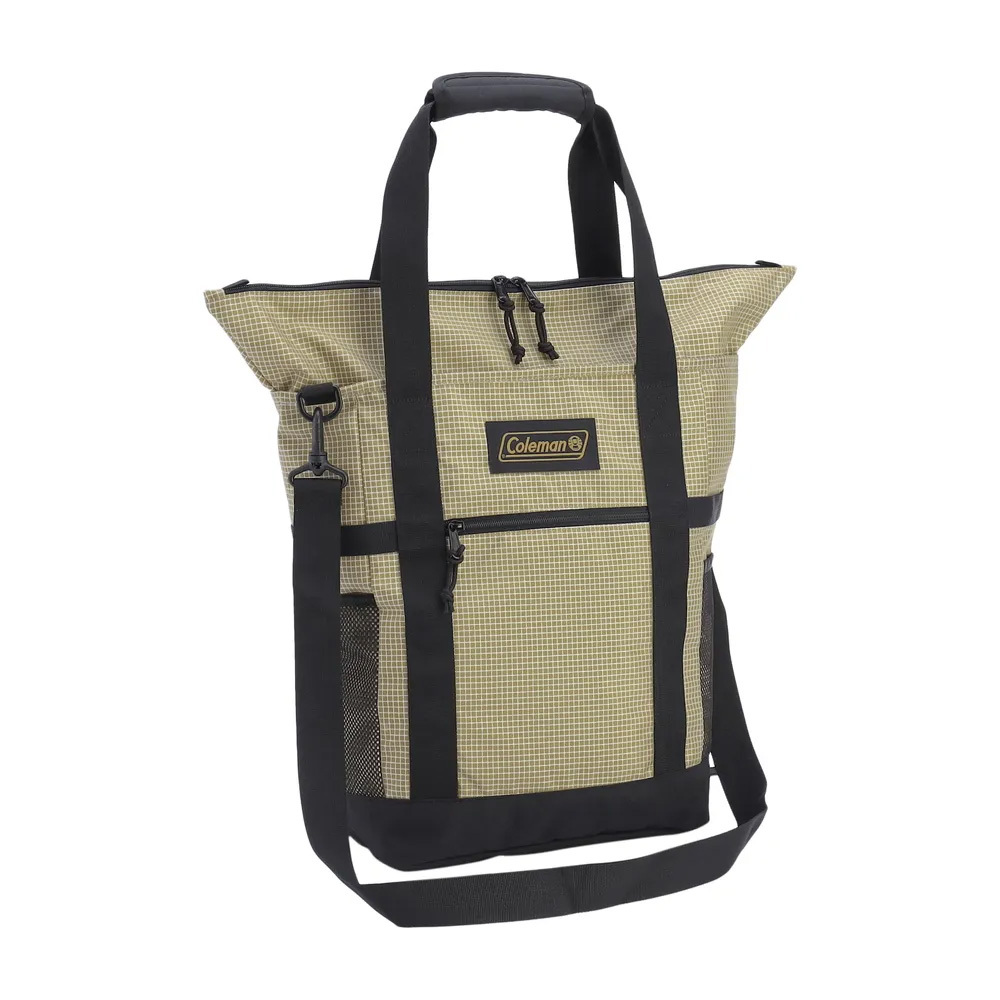 美國品牌Coleman 24L WALKER 手提背包 -棕色方格 (42 x 39 x 18cm)-2235104