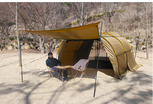 JakeLah｜J.tunnel｜沙色｜可延伸隧道基地帳