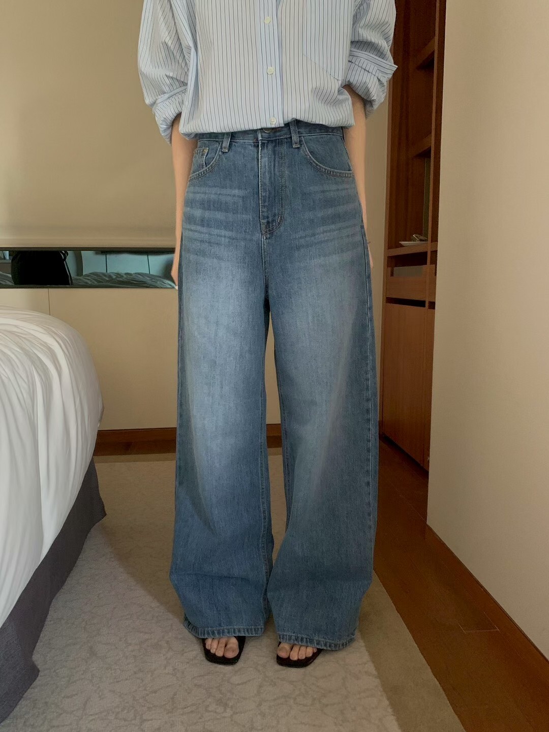 Washed winnona denim pants
