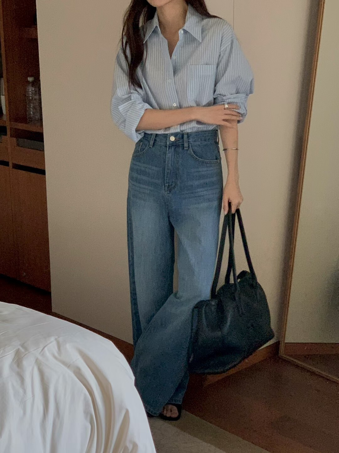 Washed winnona denim pants