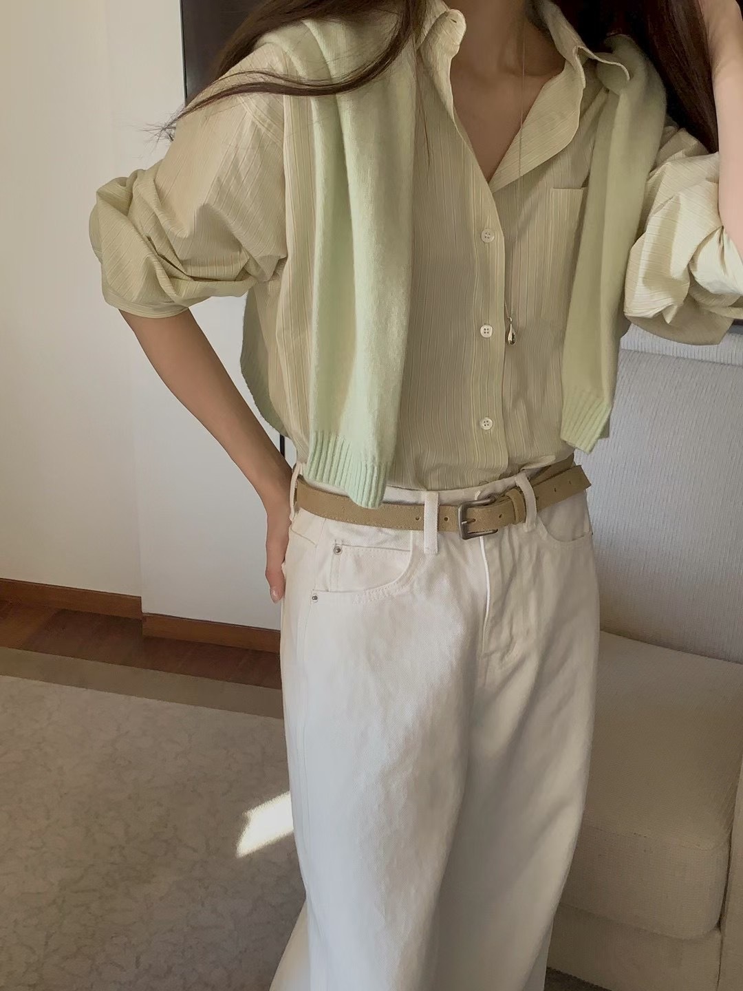 Ringo stripe pocket shirt