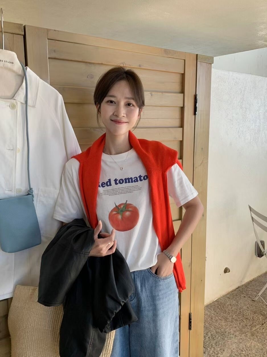 Fun Fruits and Vegetables graphic tee