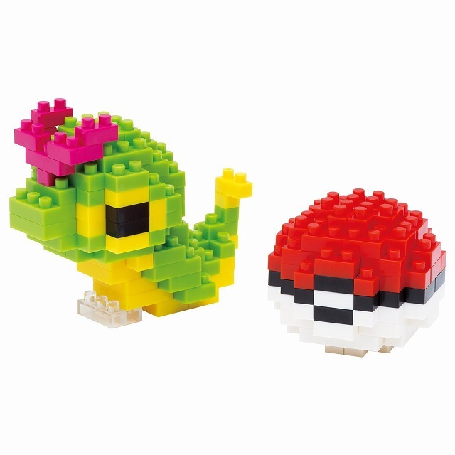Nanoblock 迷你積木 NBPM_010 綠毛蟲&寶貝球 寶可夢 神奇寶貝