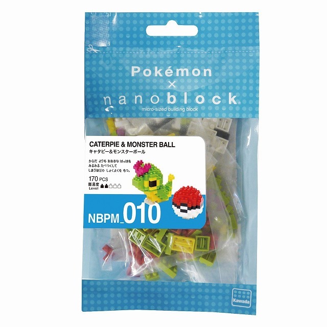 Nanoblock 迷你積木 NBPM_010 綠毛蟲&寶貝球 寶可夢 神奇寶貝