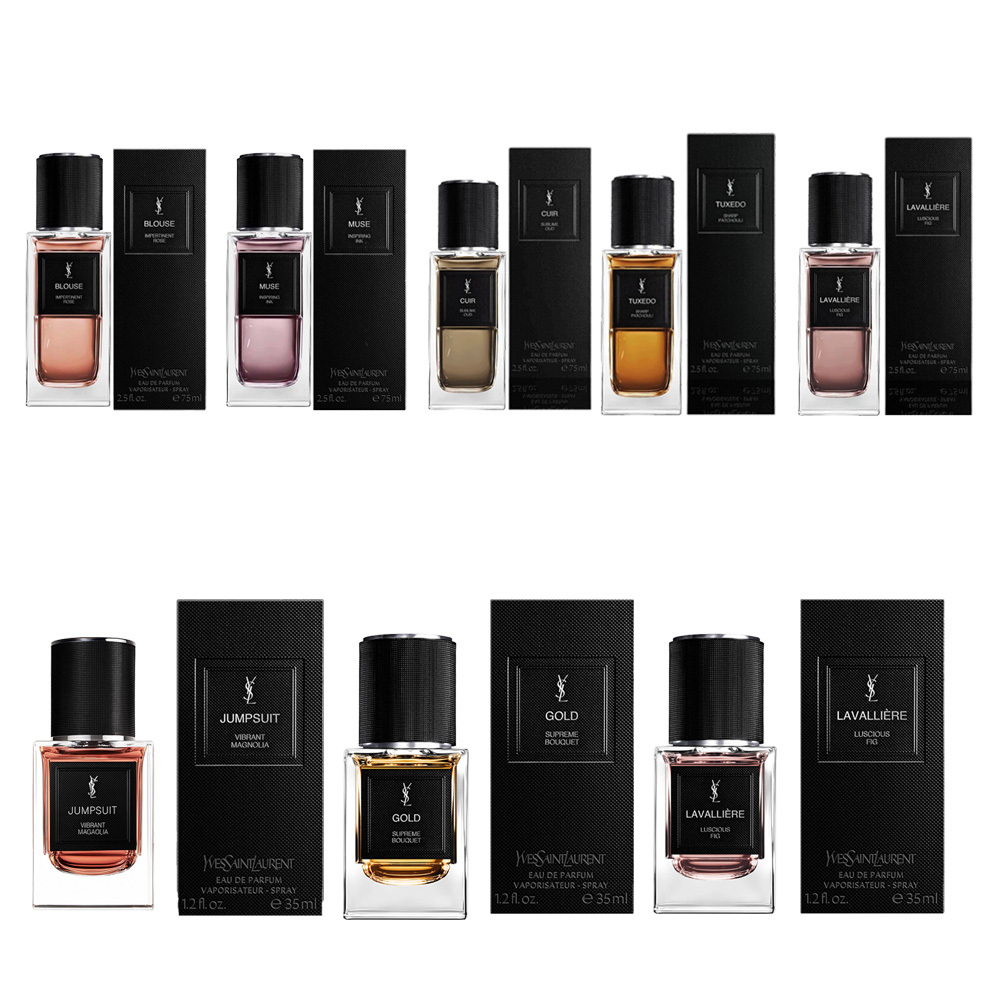 YSL 聖羅蘭  時尚訂製香水 墨染繆斯/煙管褲裝/透膚襯衫/絲緞領結/絲絨舞衣/鎏金工藝/連身褲裝 35/75/125ml -任選