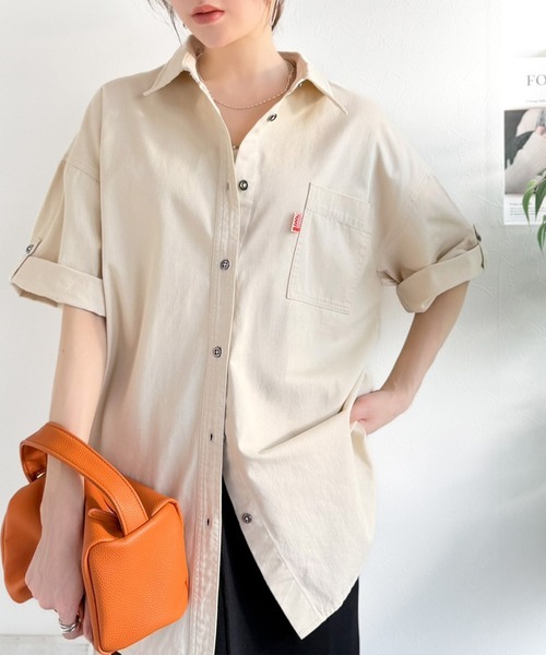 日本🇯🇵連線 JAVA 復古牛仔布排扣短袖襯衫 男女可穿 寬鬆 美式 牛仔布料 落肩 短袖 襯衫 3色(任買兩件711免運)/預購