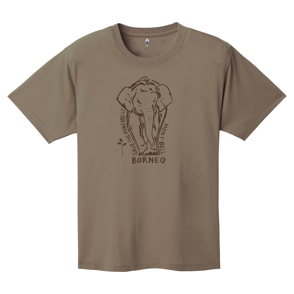 Montbell Wickron Tee BCTJ Borneo Elephant #2 透氣快乾 T-Shirt 1114850