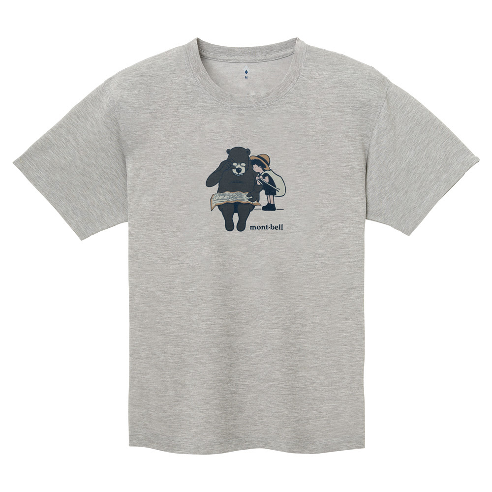 Montbell Wickron Tee Bear & Boy 透氣快乾 T-Shirt 1114951