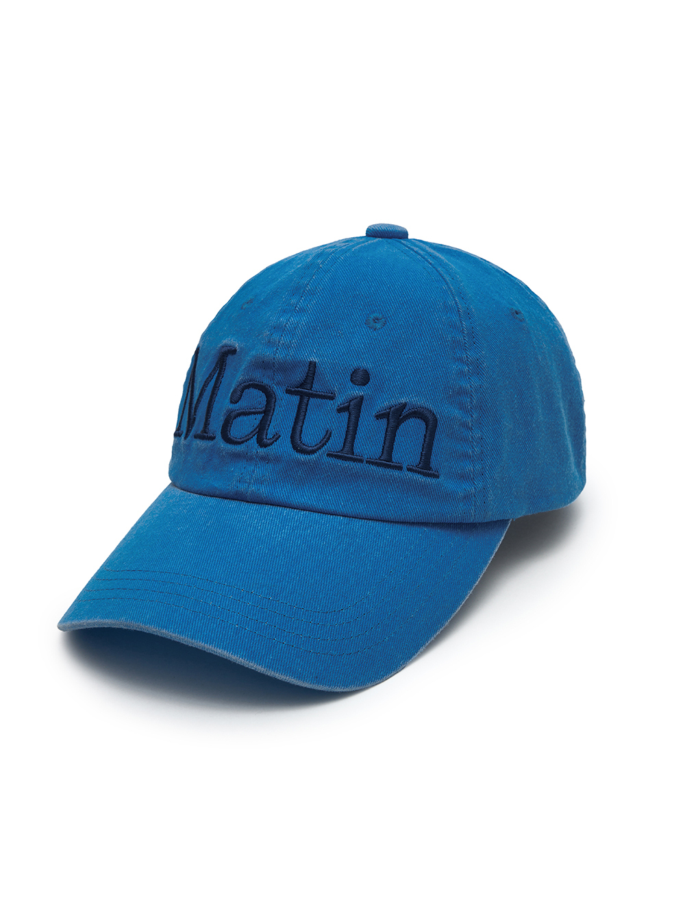 MATIN LOGO石洗棒球帽 藍色