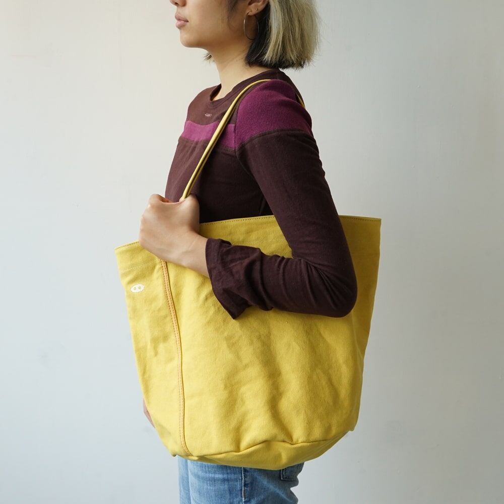 小Cam 經典托特包  檸檬黃