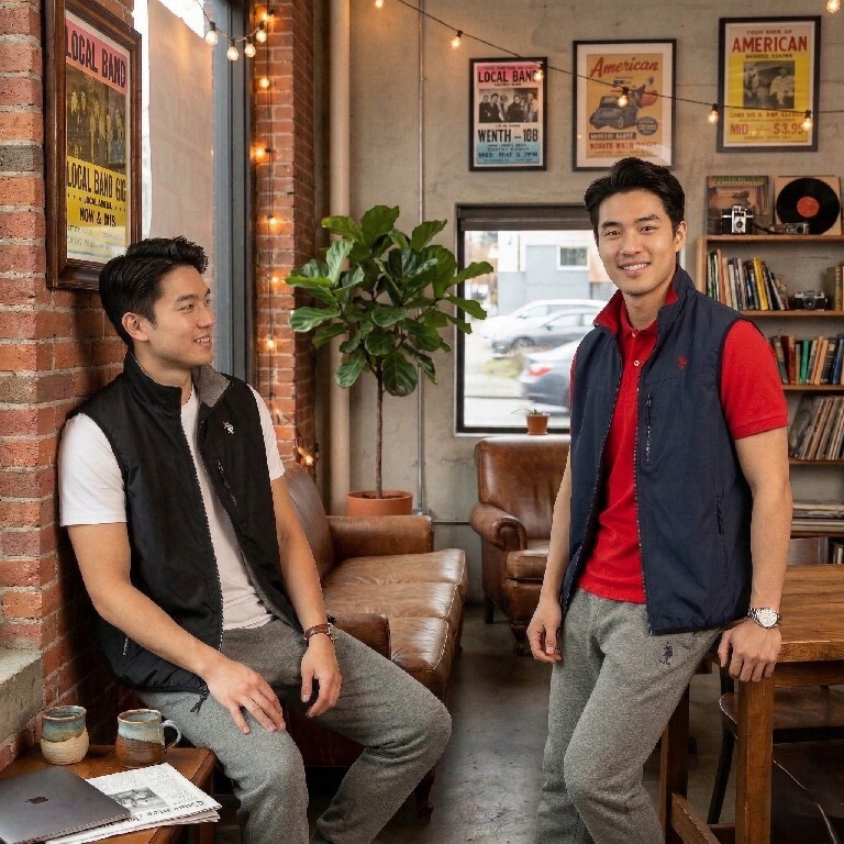 【預購】U.S. Polo Assn H030513 男裝經典刷毛內裏保暖背心