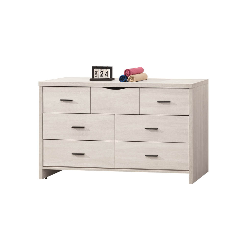 柏蒂家居-諾蘭5.1尺七斗櫃/七抽收納置物櫃