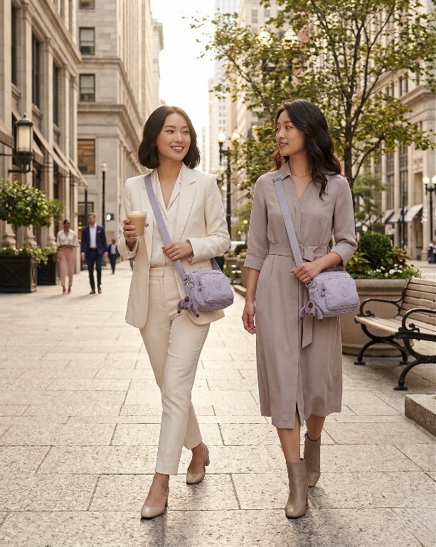 【預購】Kipling H030514 經典系列 Hubei 尼龍輕便斜揹包