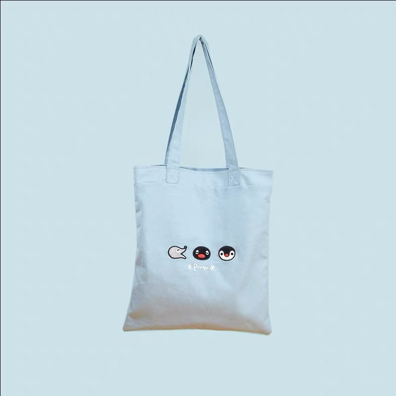 PINGU 企鵝家族 好友系列 帆布肩背包