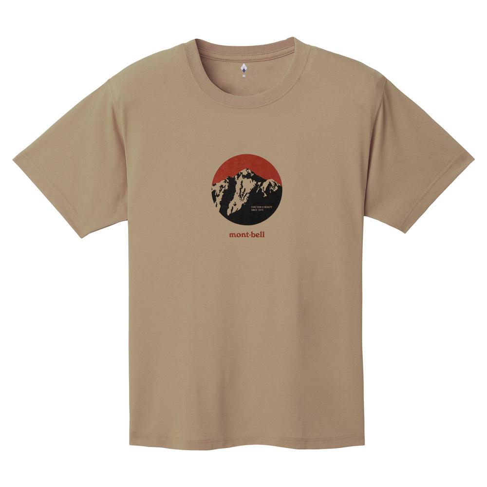 Montbell Wickron Tee Lithograph Tsurugi 透氣快乾 T-Shirt 1114955