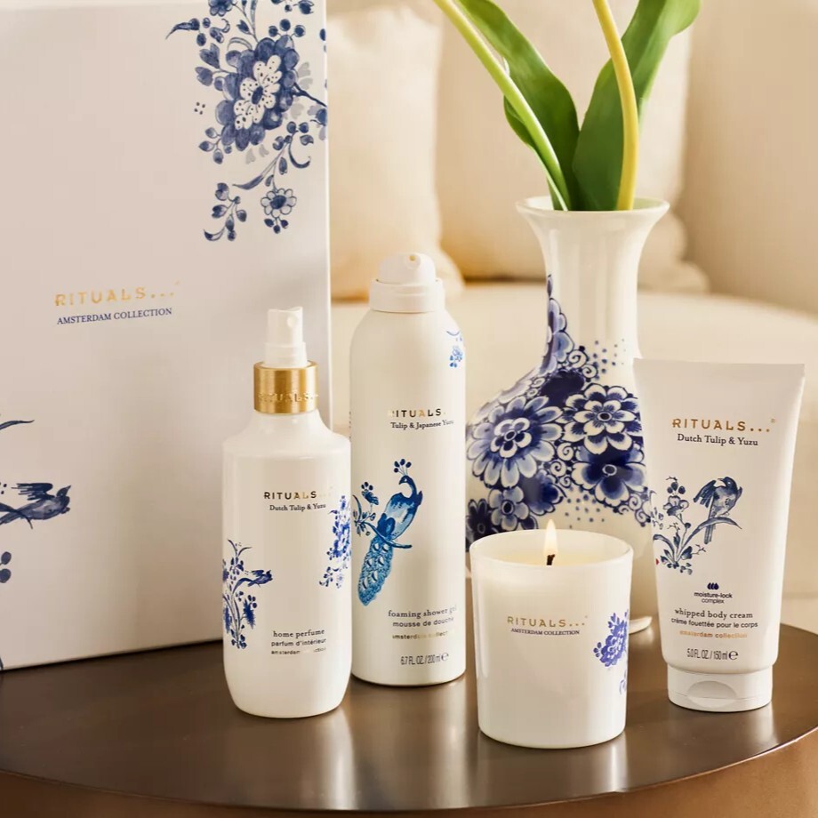 RITUALS 阿姆斯特丹系列禮品套裝(Large) - 限量版青花瓷設計/鬱金香柚子香