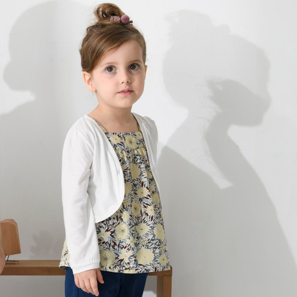 PIPPY 古典滿版花卉兩件式上衣 黃