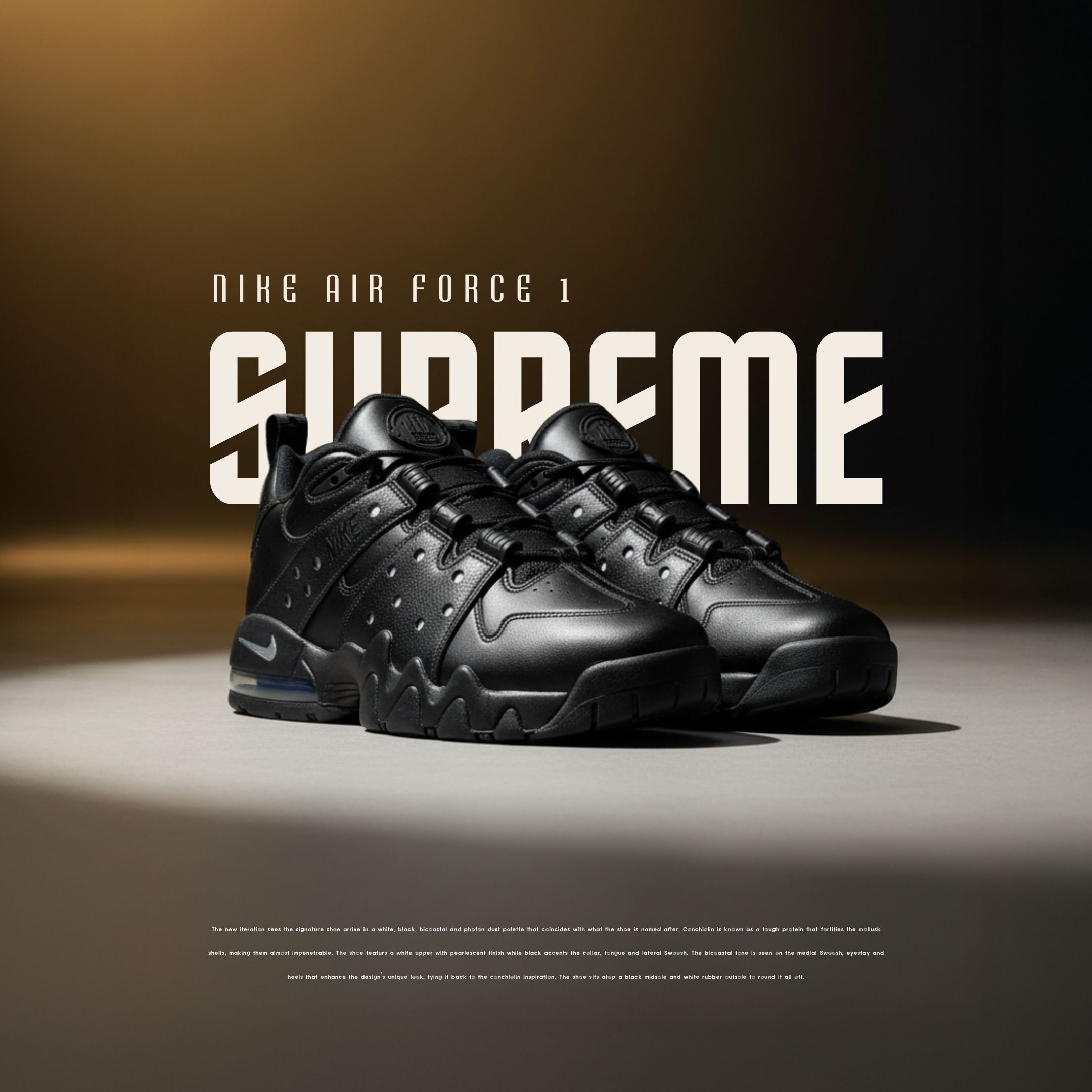 NICEDAY 代購 Supreme x Nike SB Air Max 2 CB '94 聯名 黑 黑魂 反光 IM4283-001