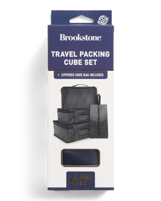 【預購】BROOKSTONE H030516 專業系列 4 件式旅行收納袋套裝