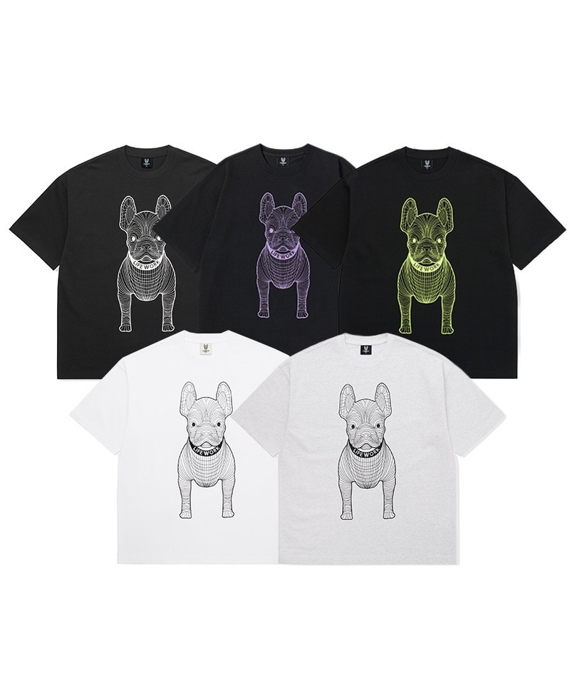 【韓國預購】AKR030413 Lifework 經典款男女同款短袖上衣