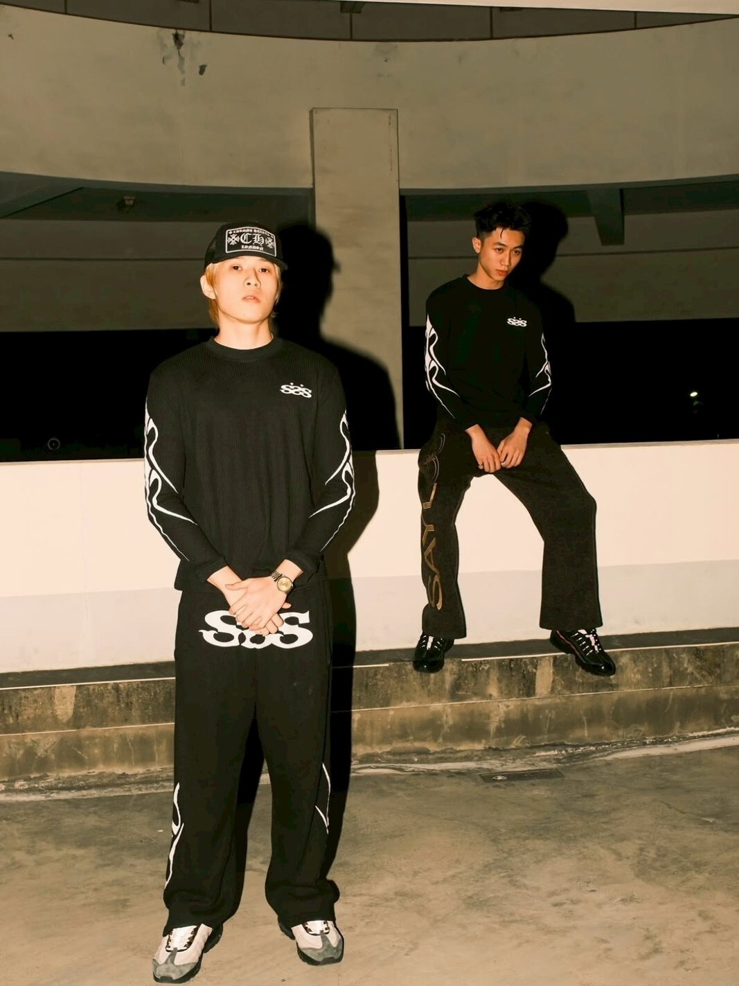 SAYLESS 華夫格Logo黑長袖 長T WAFFLE LONGSLEEVE 小晧 Lil Hao同款