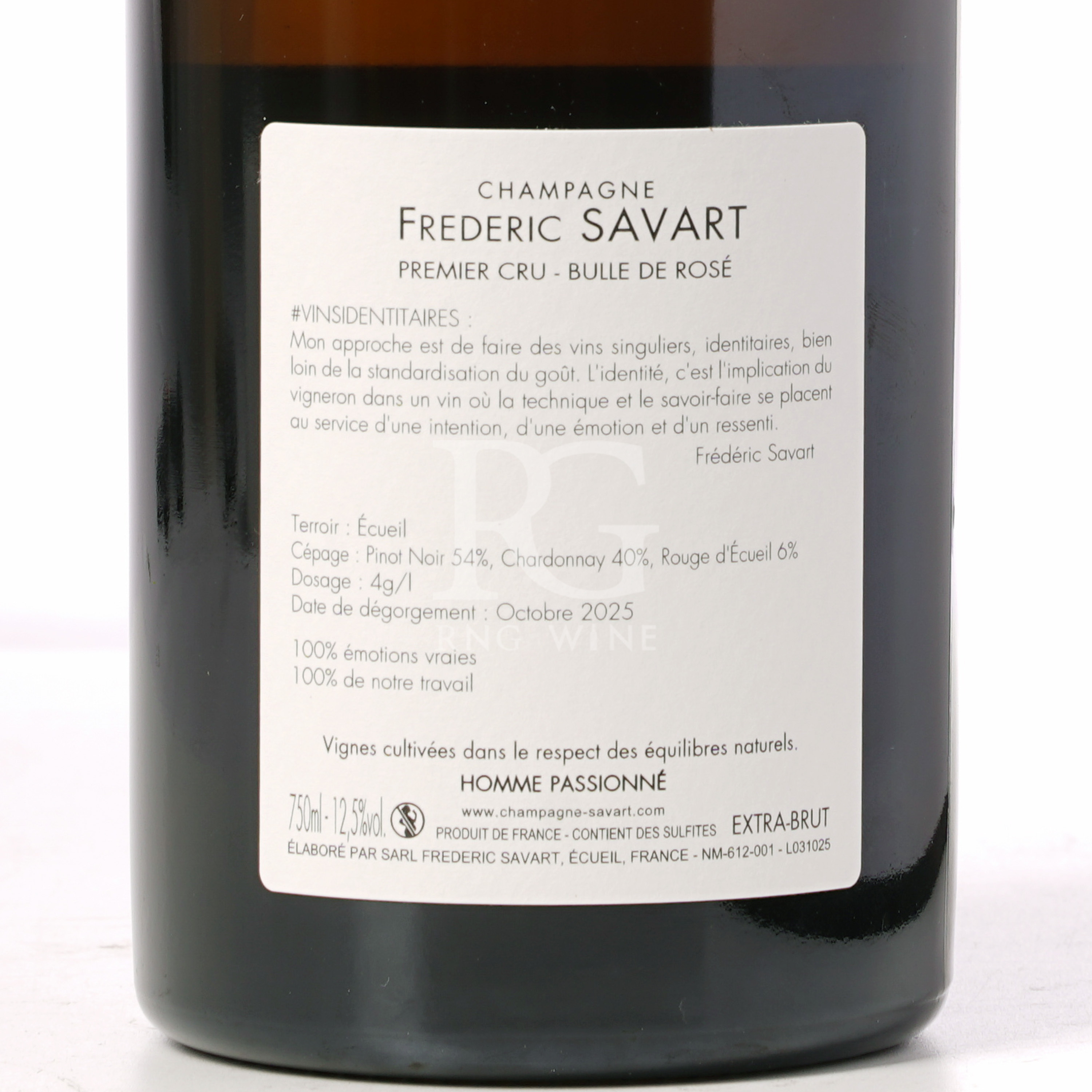 Frederic Savart ロゼ Frederic Savart Bulle de Rose Premier Cru Brut Rose (RP