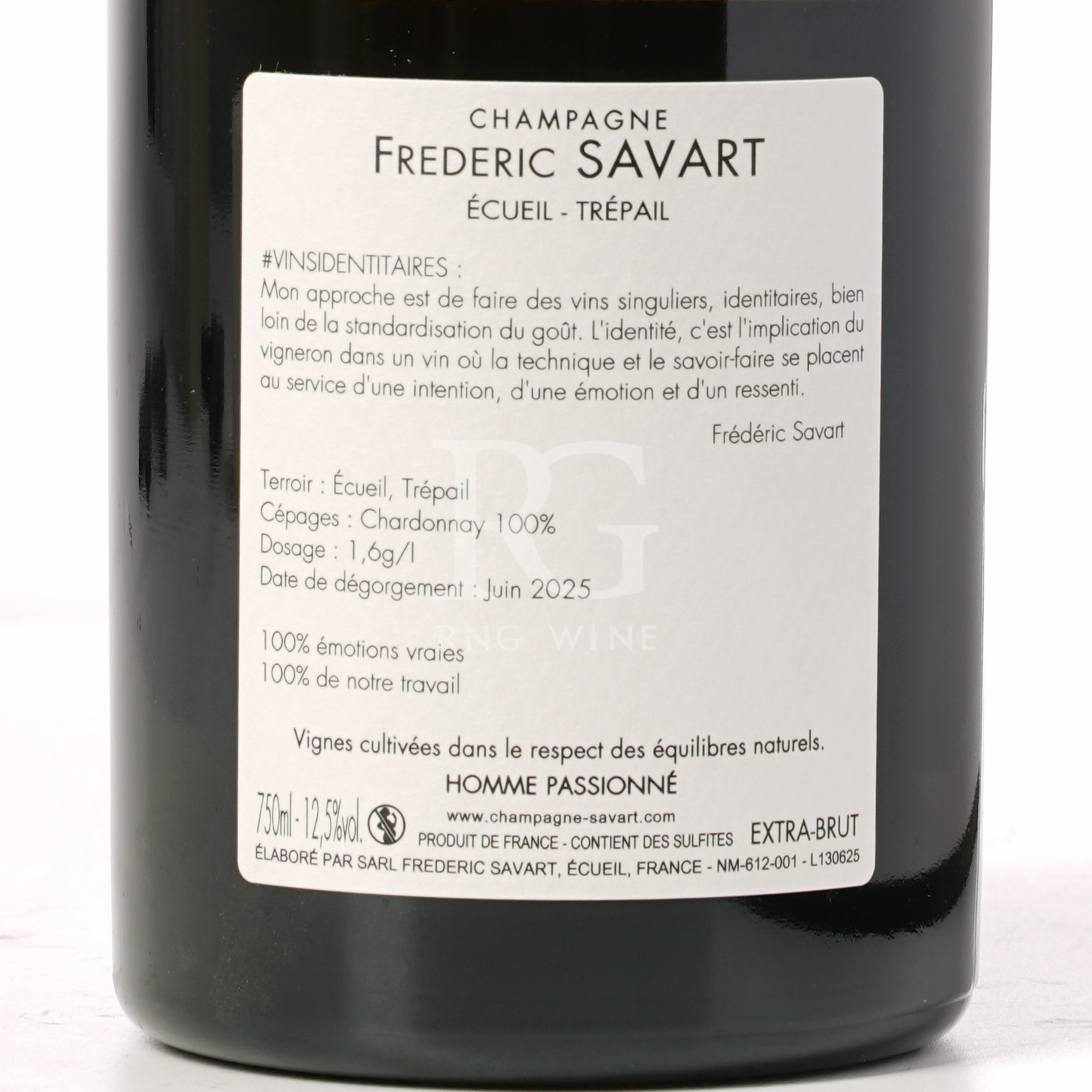 Frederic Savart Ecueil Trepail Blanc de Blancs 1er Cru Extra Brut