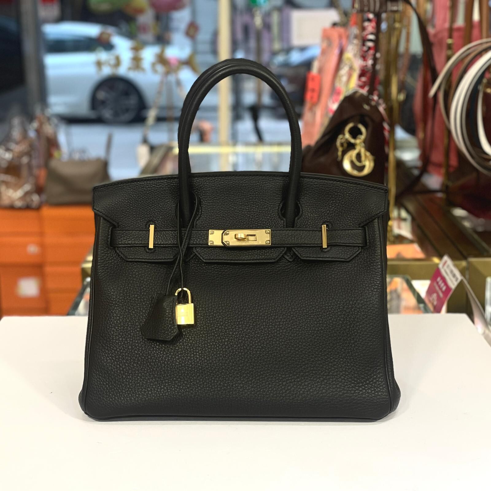98%NEW二手BIRKIN 30 A刻 89/NOIR TOGO GHW 黑色金扣 #鉑金包 #B30 #香榭站正品