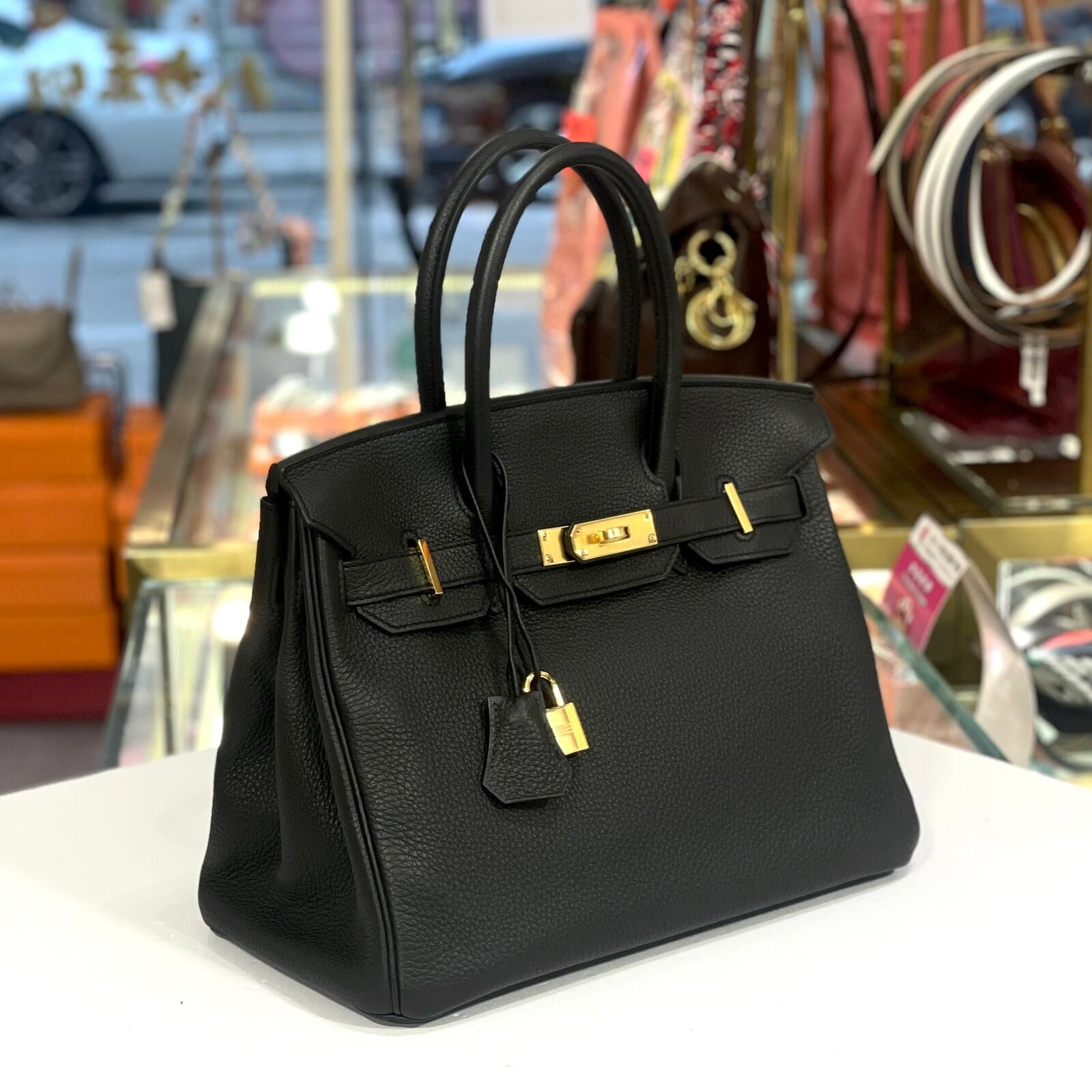 98%NEW二手BIRKIN 30 A刻 89/NOIR TOGO GHW 黑色金扣 #鉑金包 #B30 #香榭站正品