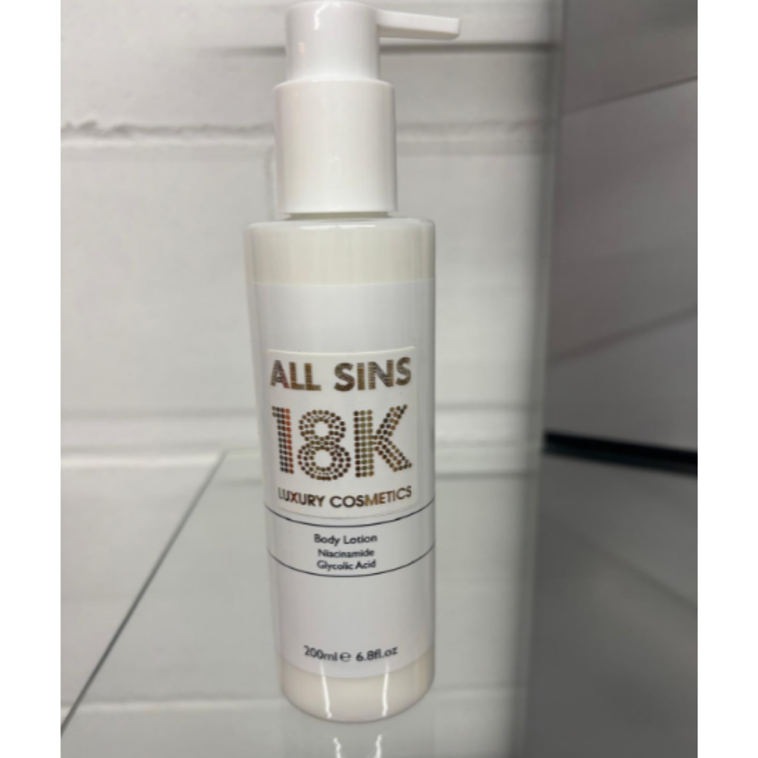 UK-BBG0306-033 ALL SINS 18K BODY LOTION 200 ML【買一送一】 (A3)