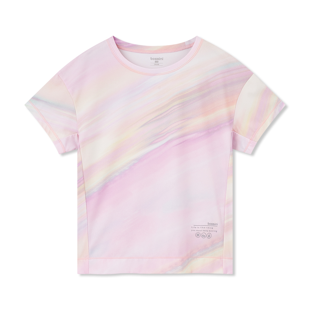 女童印花短袖T恤