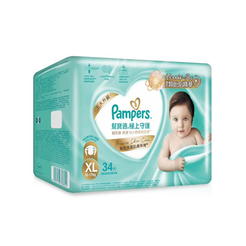 【售出不退換】【破包】幫寶適極上守護一級幫 黏貼款XL號 34片