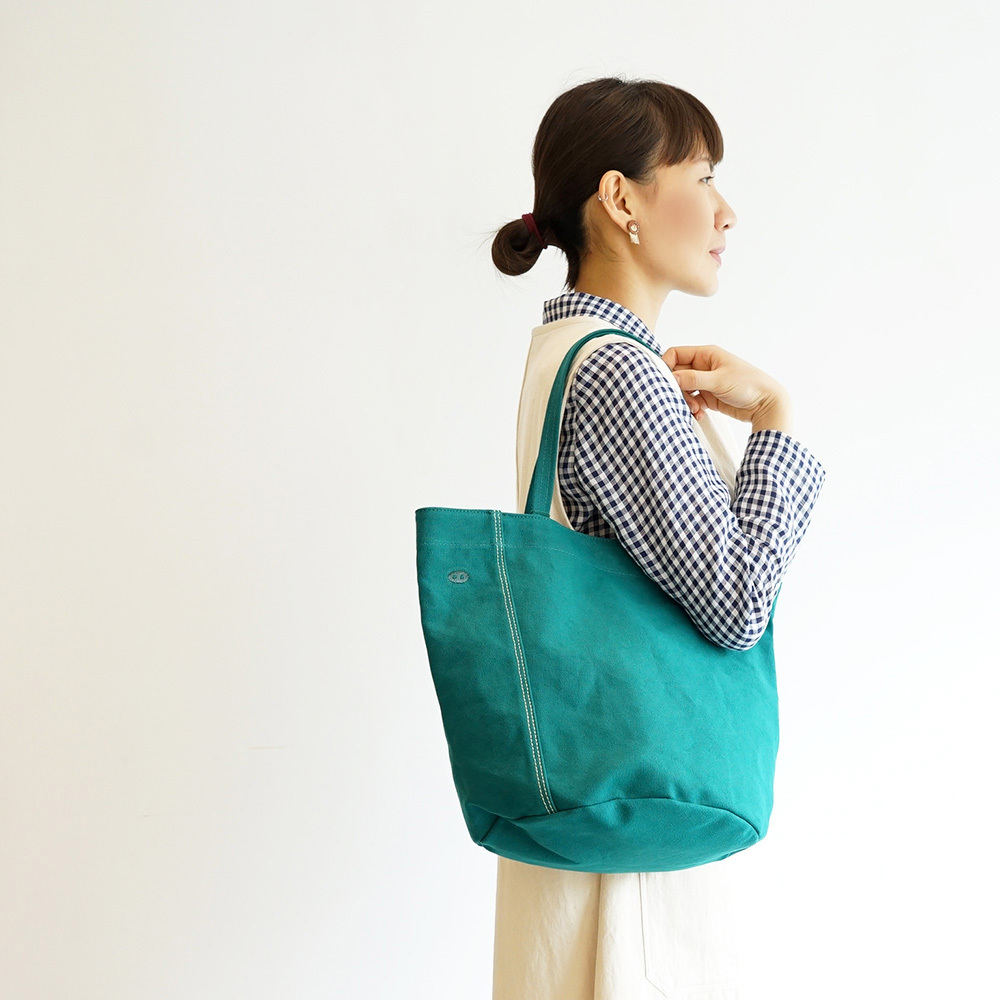 小Cam 經典托特包  青綠