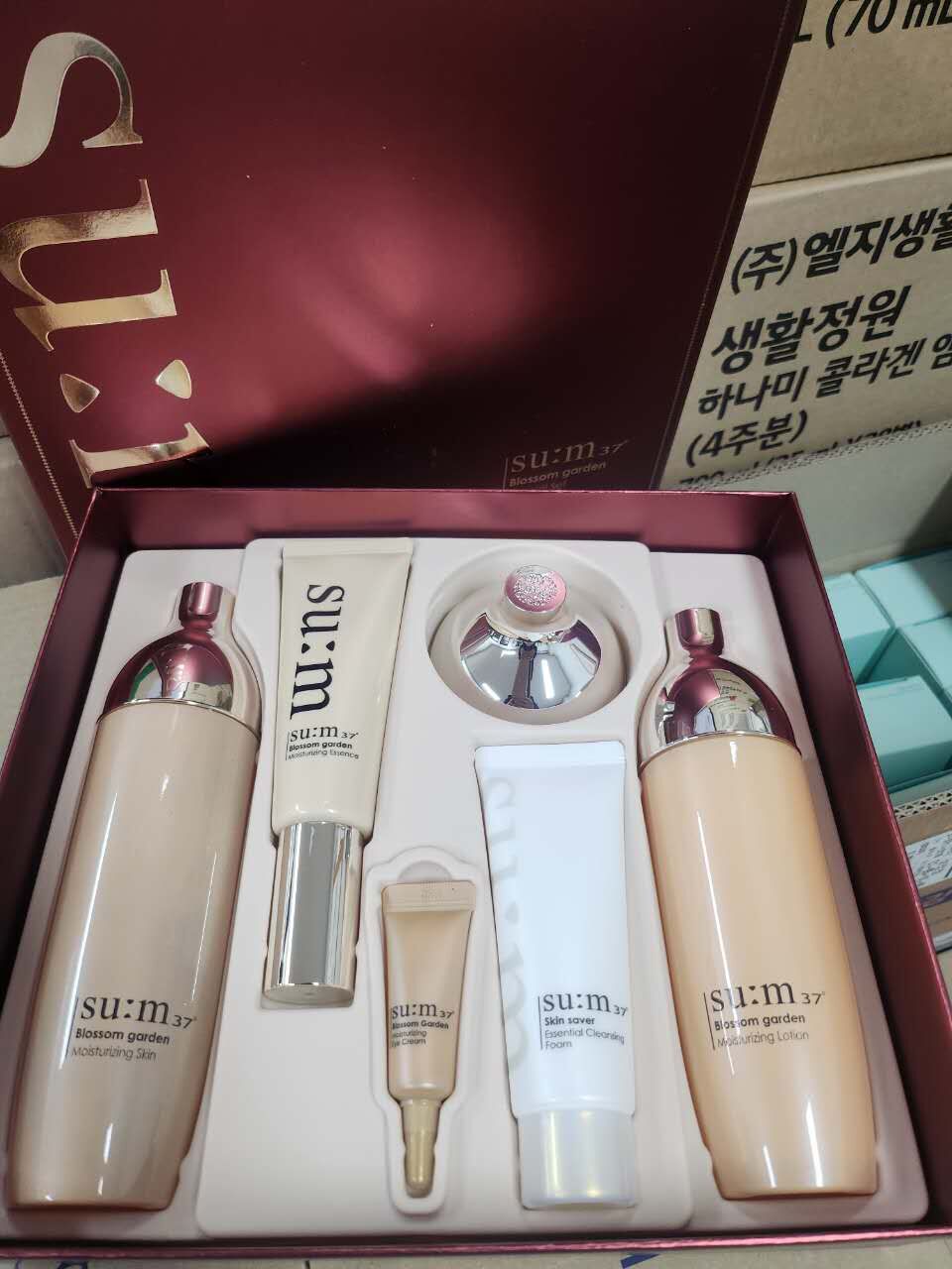 【韓國預購】LL061733 SU:M37° 花園保濕水乳系列套裝