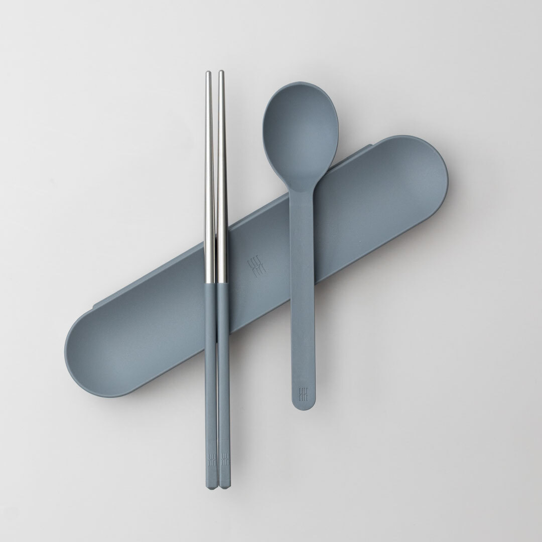 〔短款 TOGO〕冷灰色 餐具組 1組