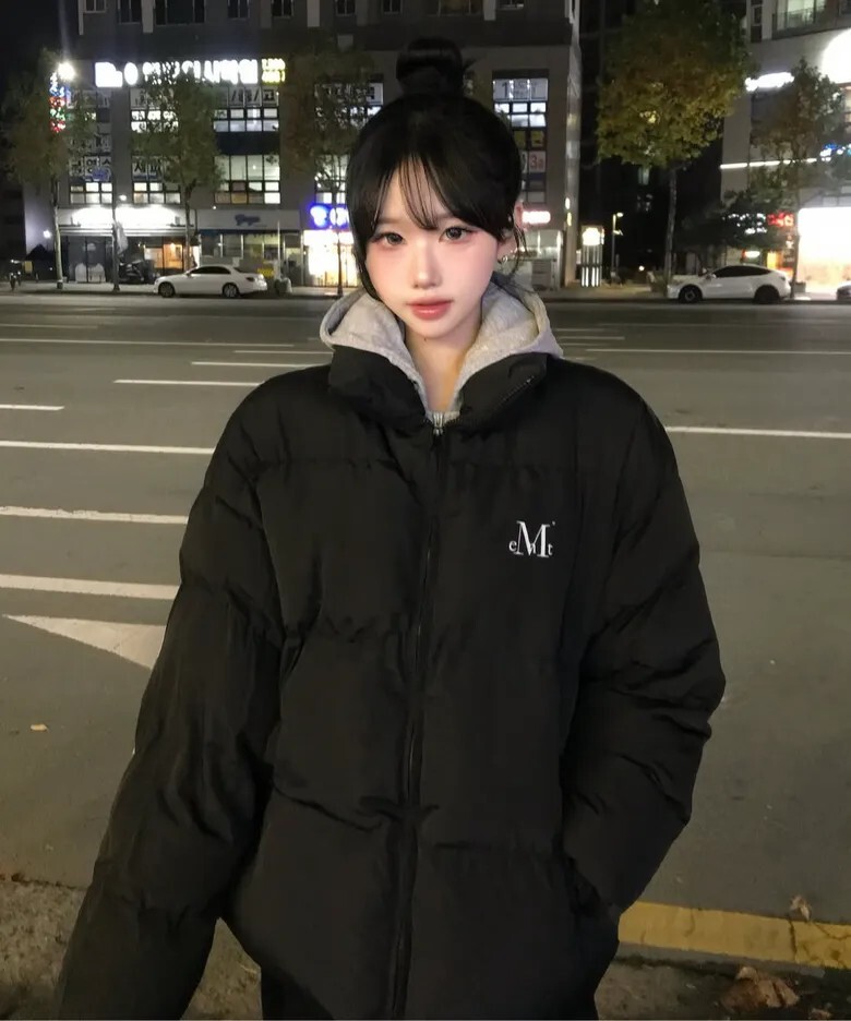 Mucent 高領科技 高級羽絨外套 黑色