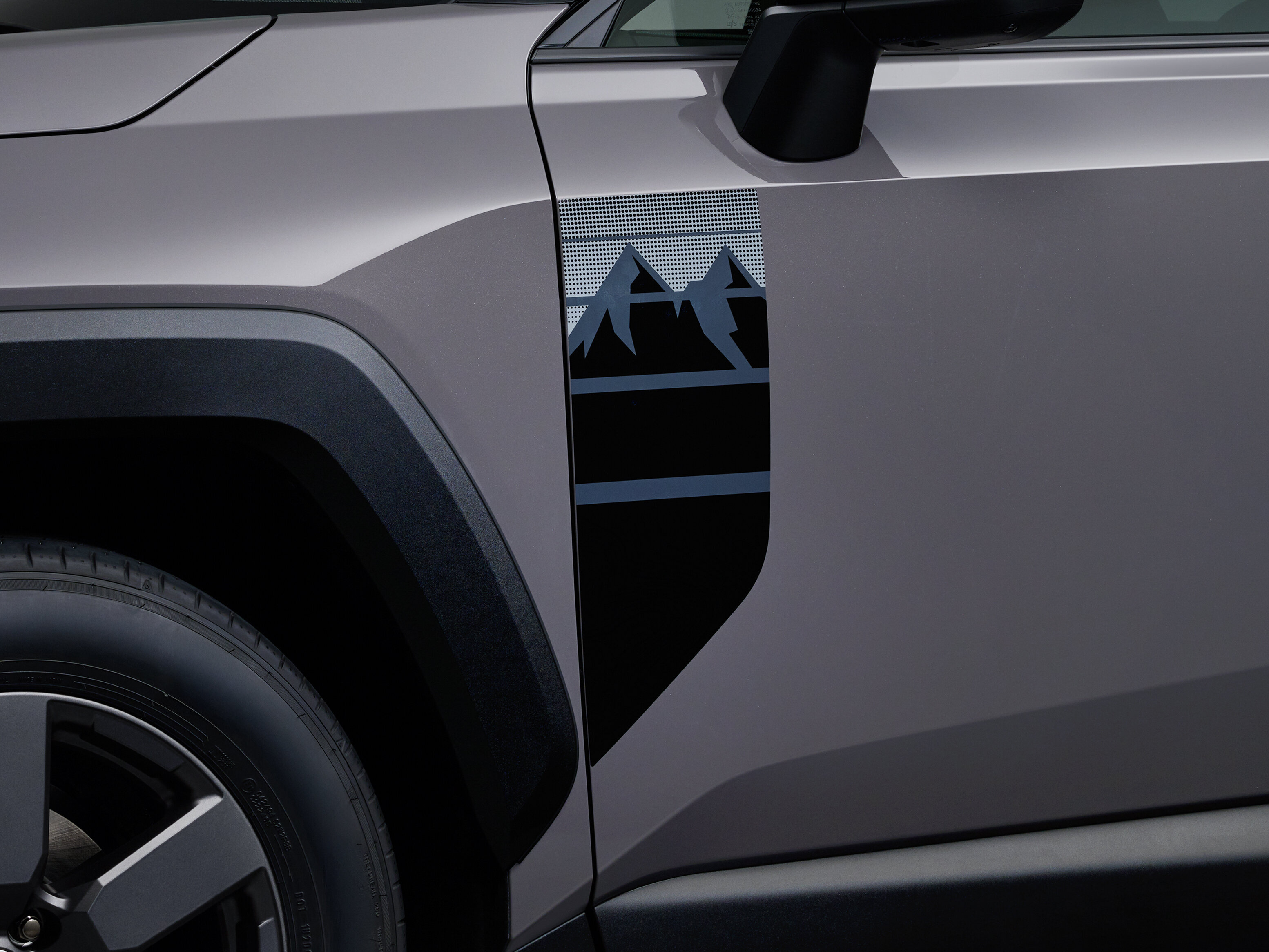 TOYOTA日規選配件-TZ 反光貼紙 TOYOTA RAV4 6代