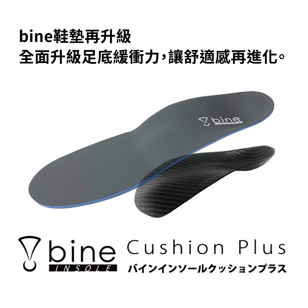 大阪樂步健康鞋 Re:getA 碳纖維 bine鞋墊 bi-003(BLK-黑色)