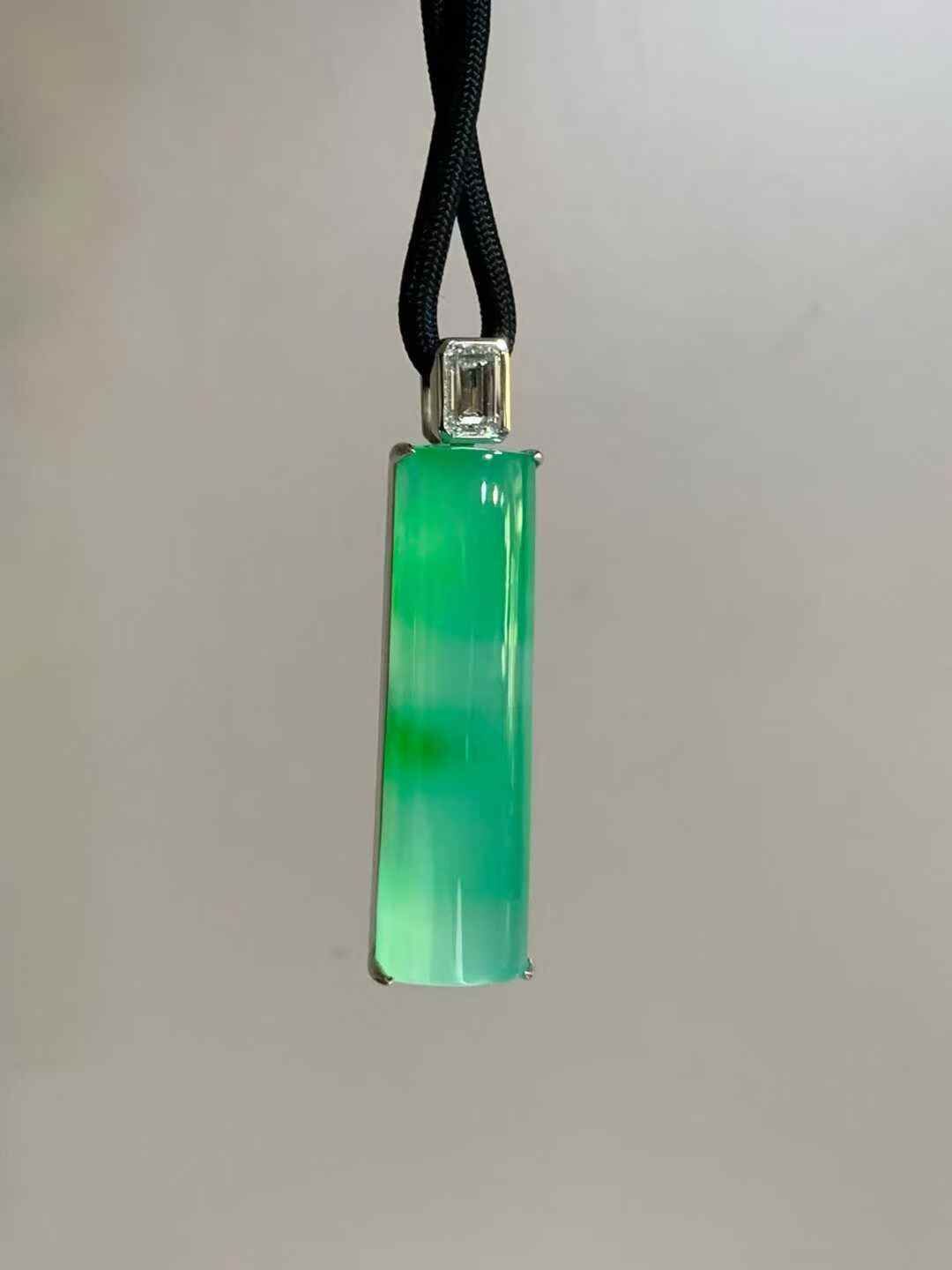 210345 翡翠無事牌吊墜