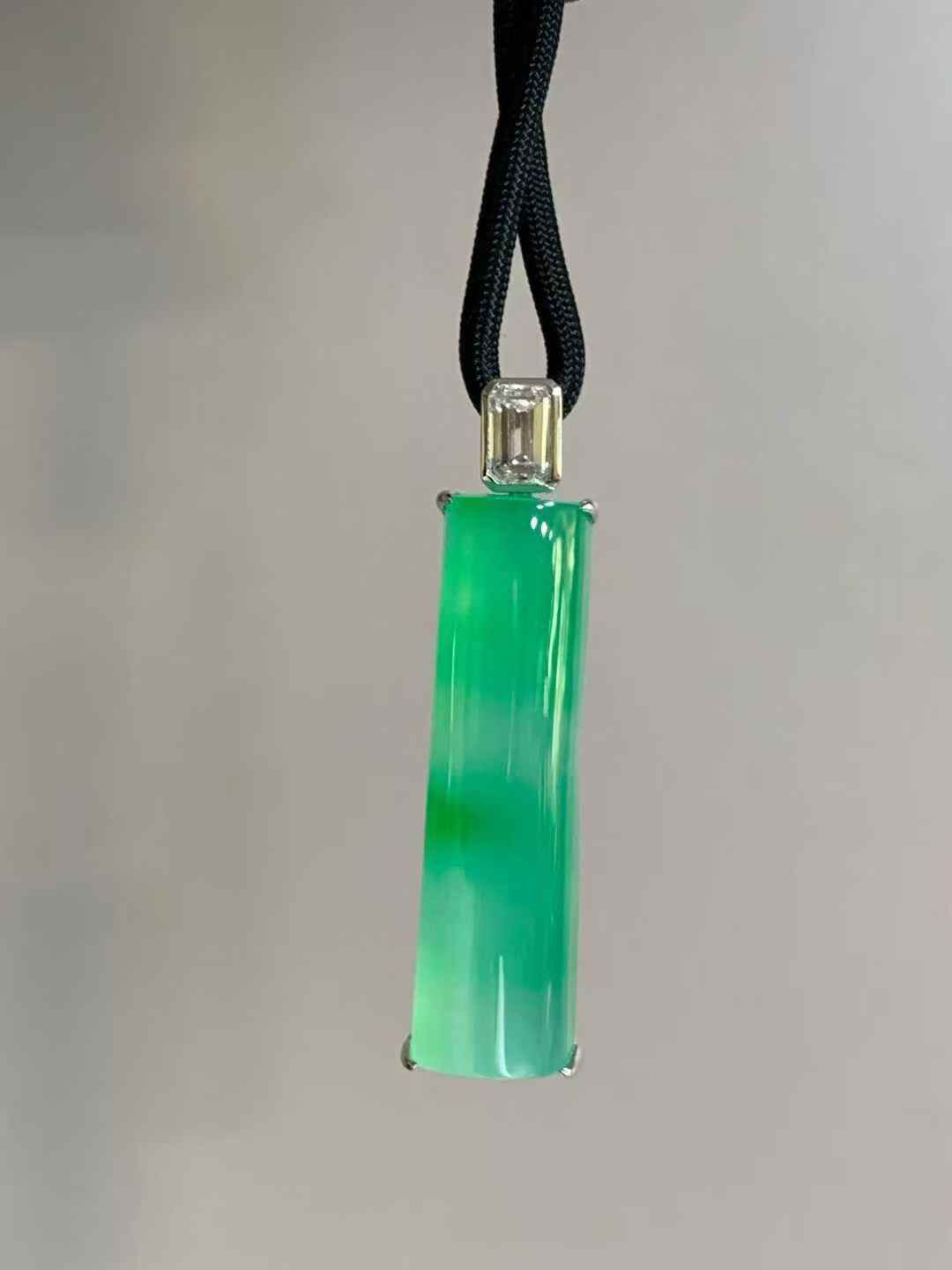 翡翠無事牌吊墜,天然翡翠A玉, 緬甸玉, Jade, Jadeite