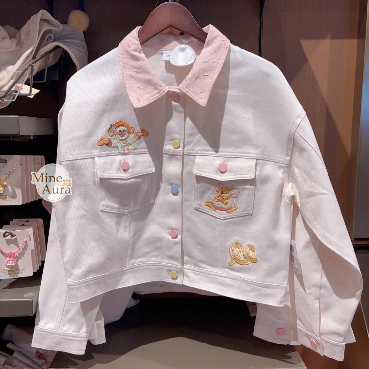 2026 小熊維尼和朋友們 春日野餐系列 長袖 牛仔 外套 -上海迪士尼樂園