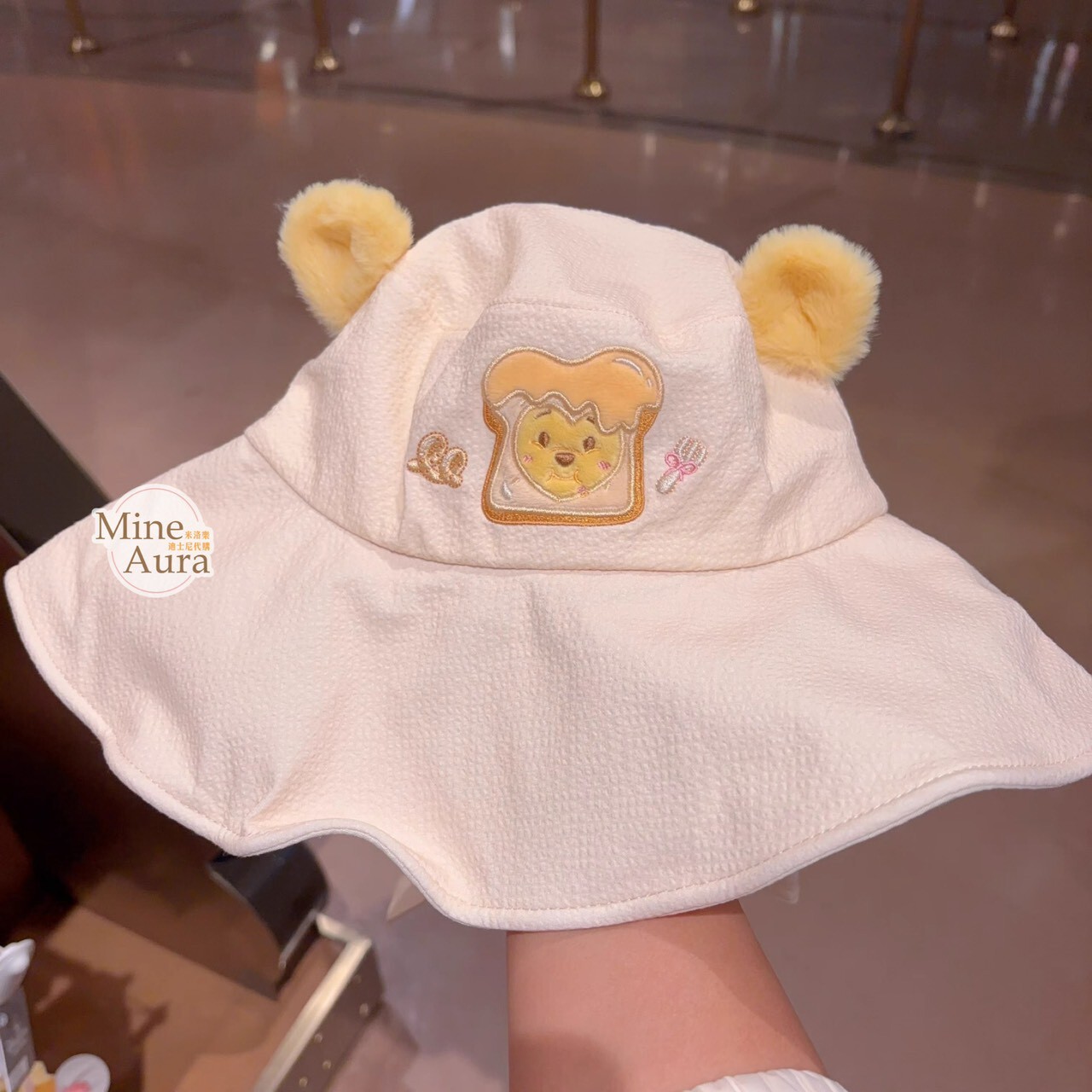 2026 小熊維尼和朋友們 春日野餐系列 小熊維尼 Winnie the Pooh 立體耳朵造型 漁夫帽 帽子 -上海迪士尼樂園
