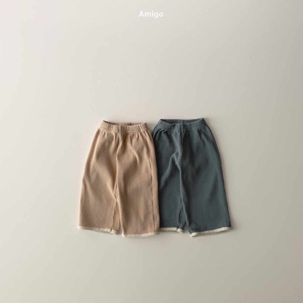 韓國🇰🇷Amigo 鬆軟花邊褲腳休閒褲(XS-XL)