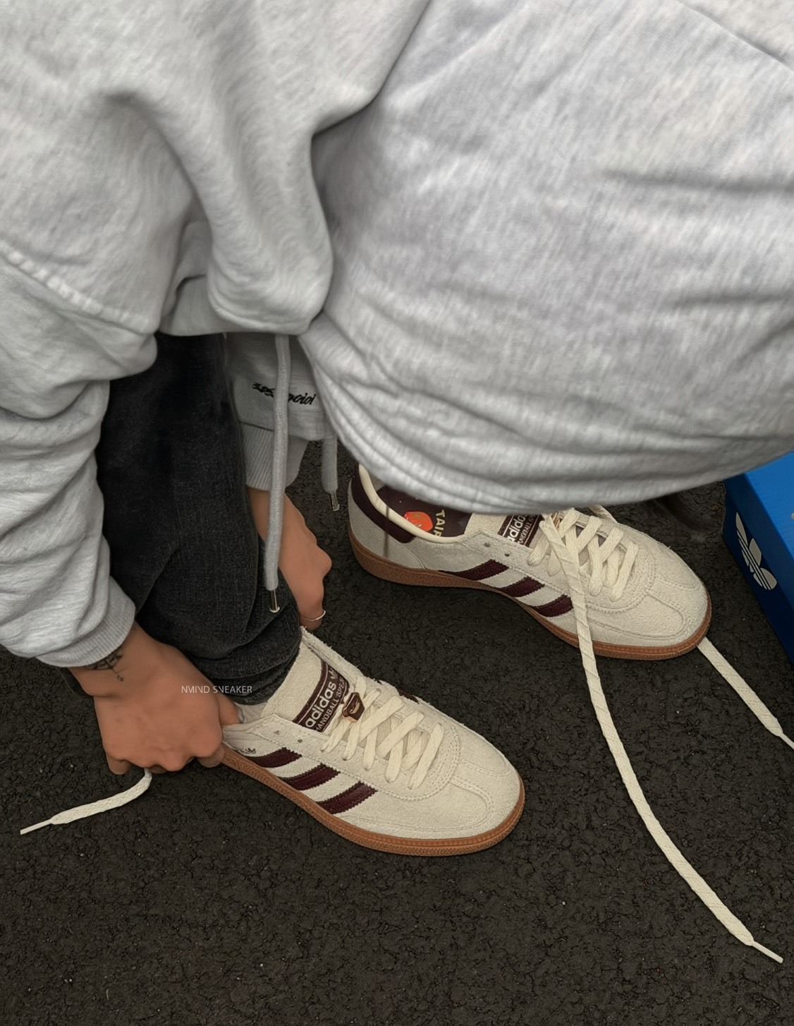 <天燈聯名🏮>ADIDAS TAIPEI X HANDBALL SPEZIAL 德訓鞋 燕麥酒紅