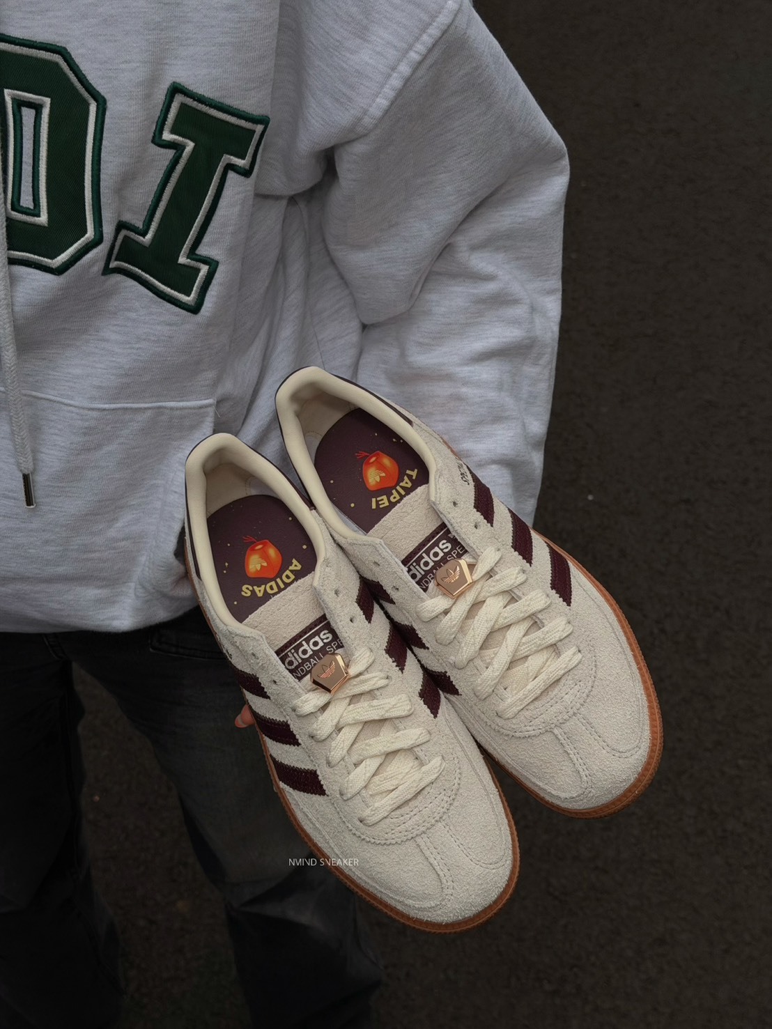 <天燈聯名🏮>ADIDAS TAIPEI X HANDBALL SPEZIAL 德訓鞋 燕麥酒紅