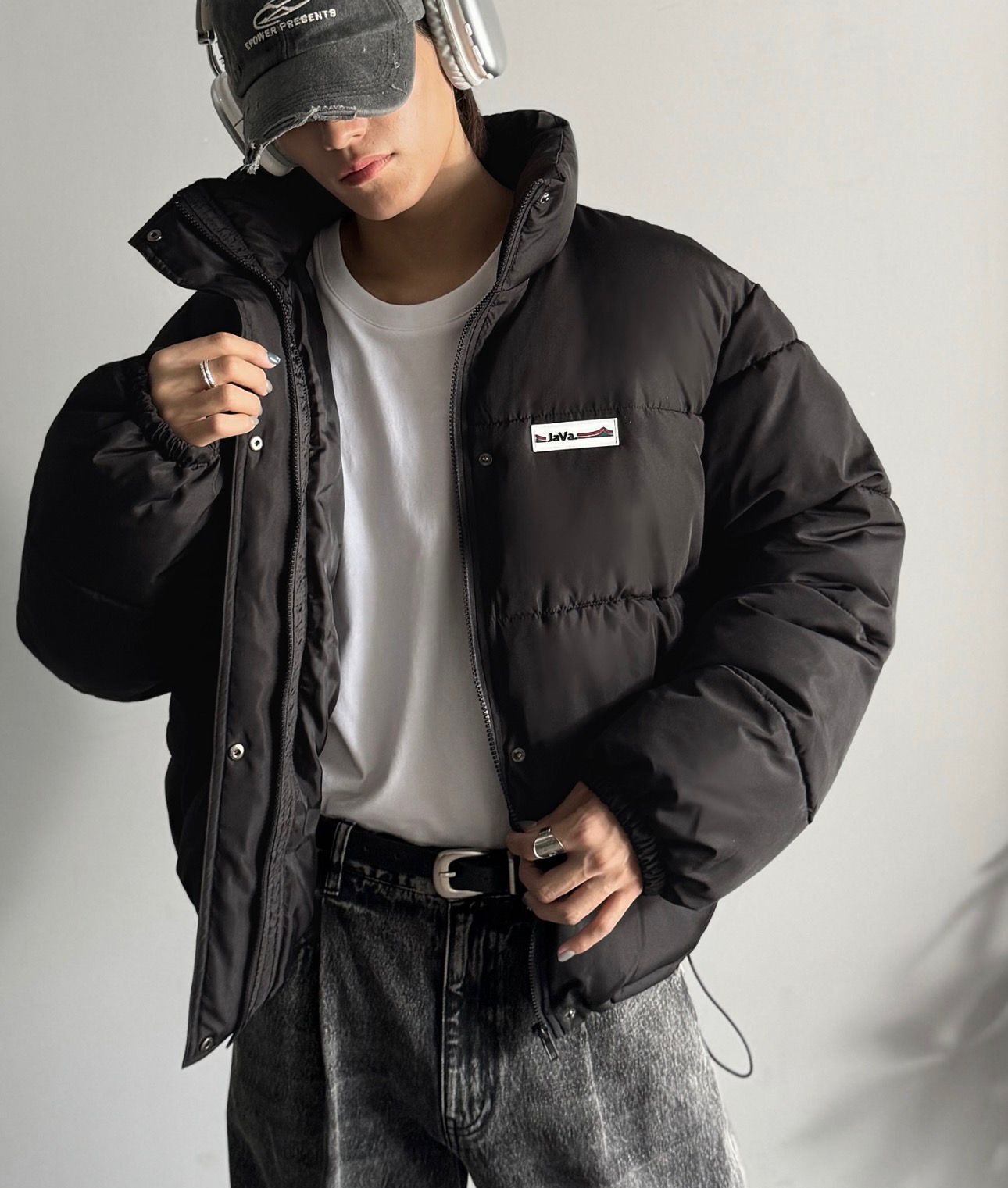 【預購】JN0305108 JaVa 聯名大廓型厚實鋪棉外套