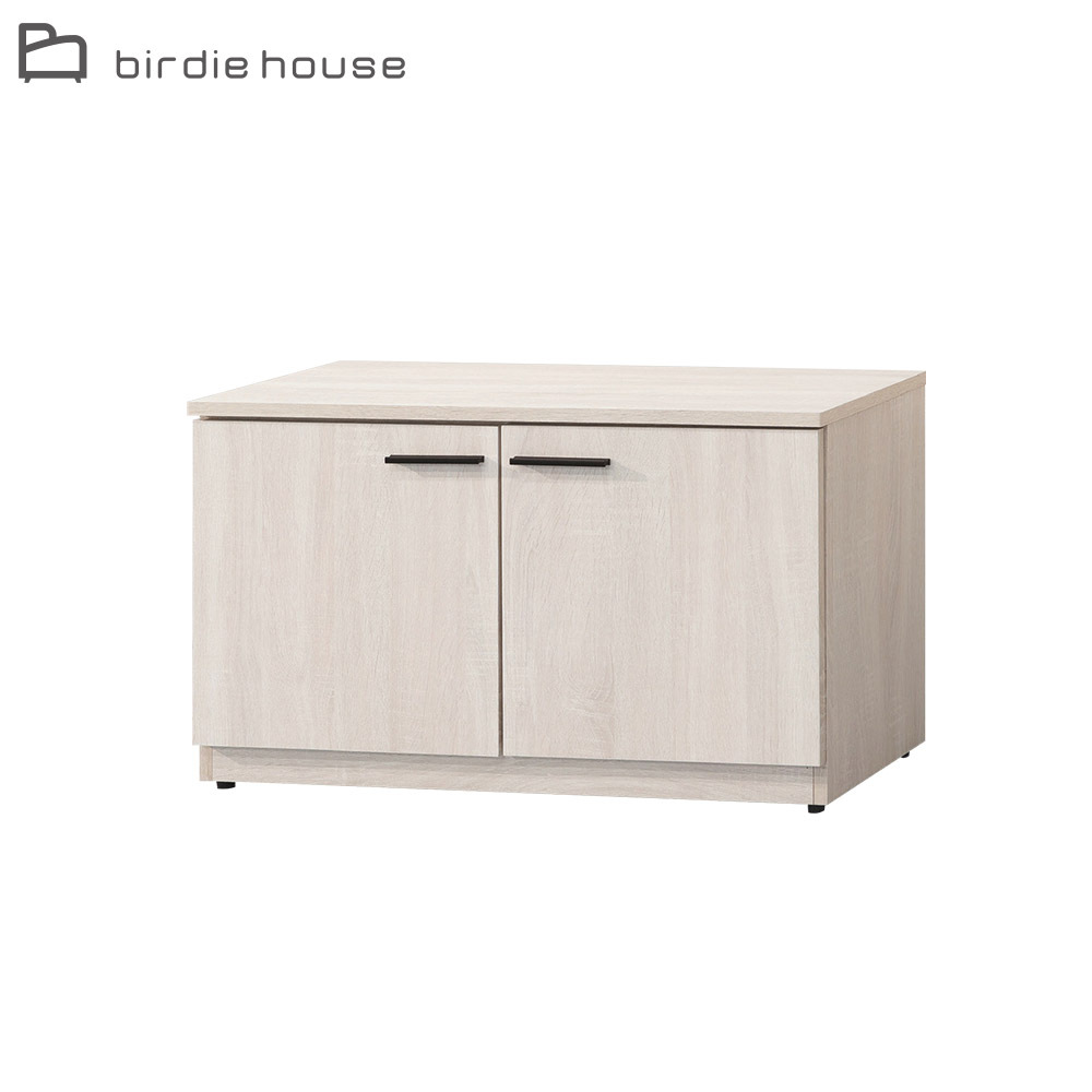 柏蒂家居-諾蘭2.7尺二門坐式鞋櫃/座鞋櫃/穿鞋椅