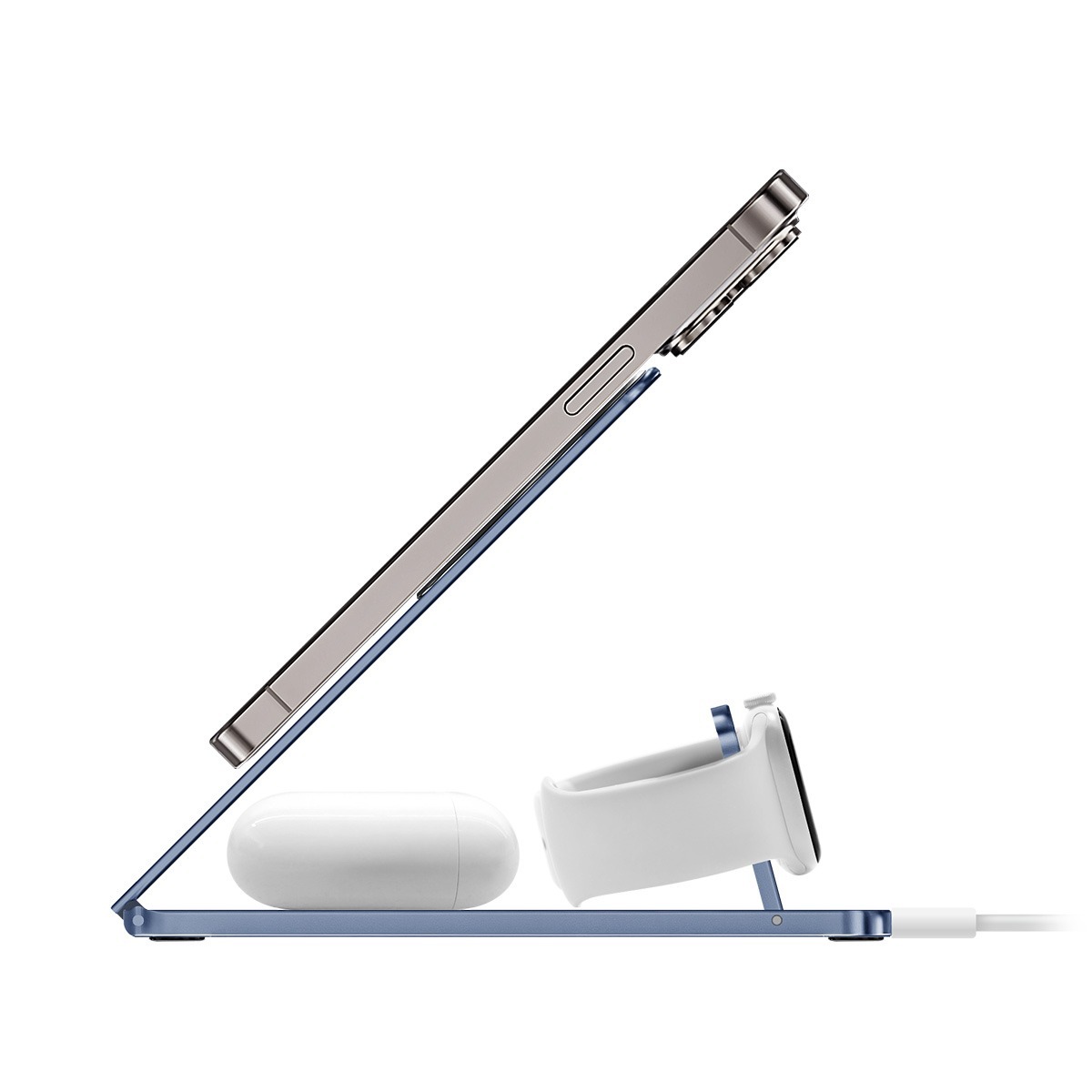 XPower WLS26 3合1 兼容Qi2 折疊式磁吸無線充電座