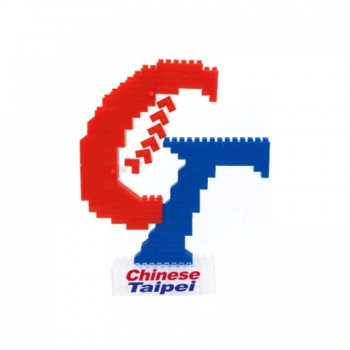 3D Logo積木 + 積木拼圖(鑰匙圈+磁鐵)