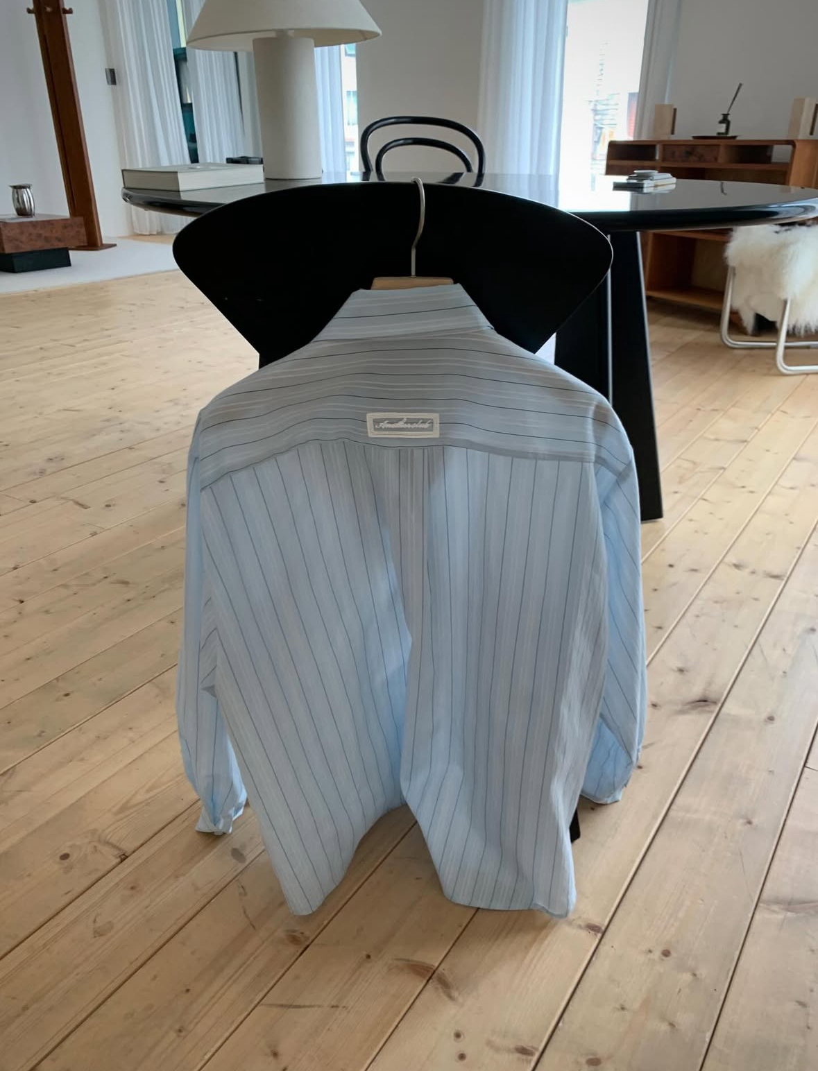 溫柔氣質感直紋恤衫(超薄)